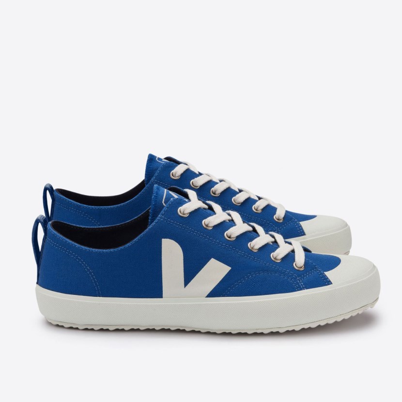 Veja Nova Canvas Womens Trainers Blue UK 48867